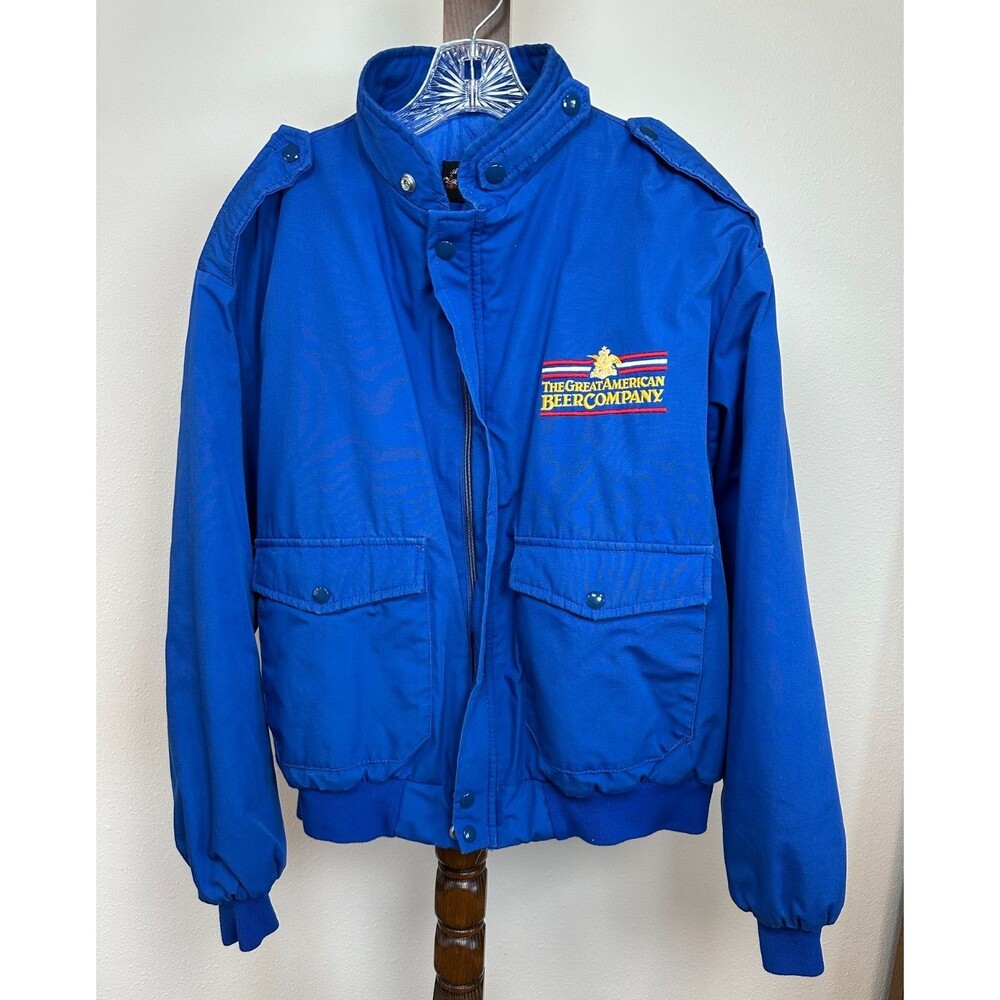VTG Anheuser-Busch “Great American Beer Company” Promo Jacket — A & Eagle US XL